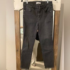 Black denim jeans, The Loft size 6/28.